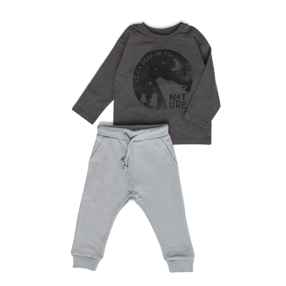 Conjunto de playera y pants 'Nature'