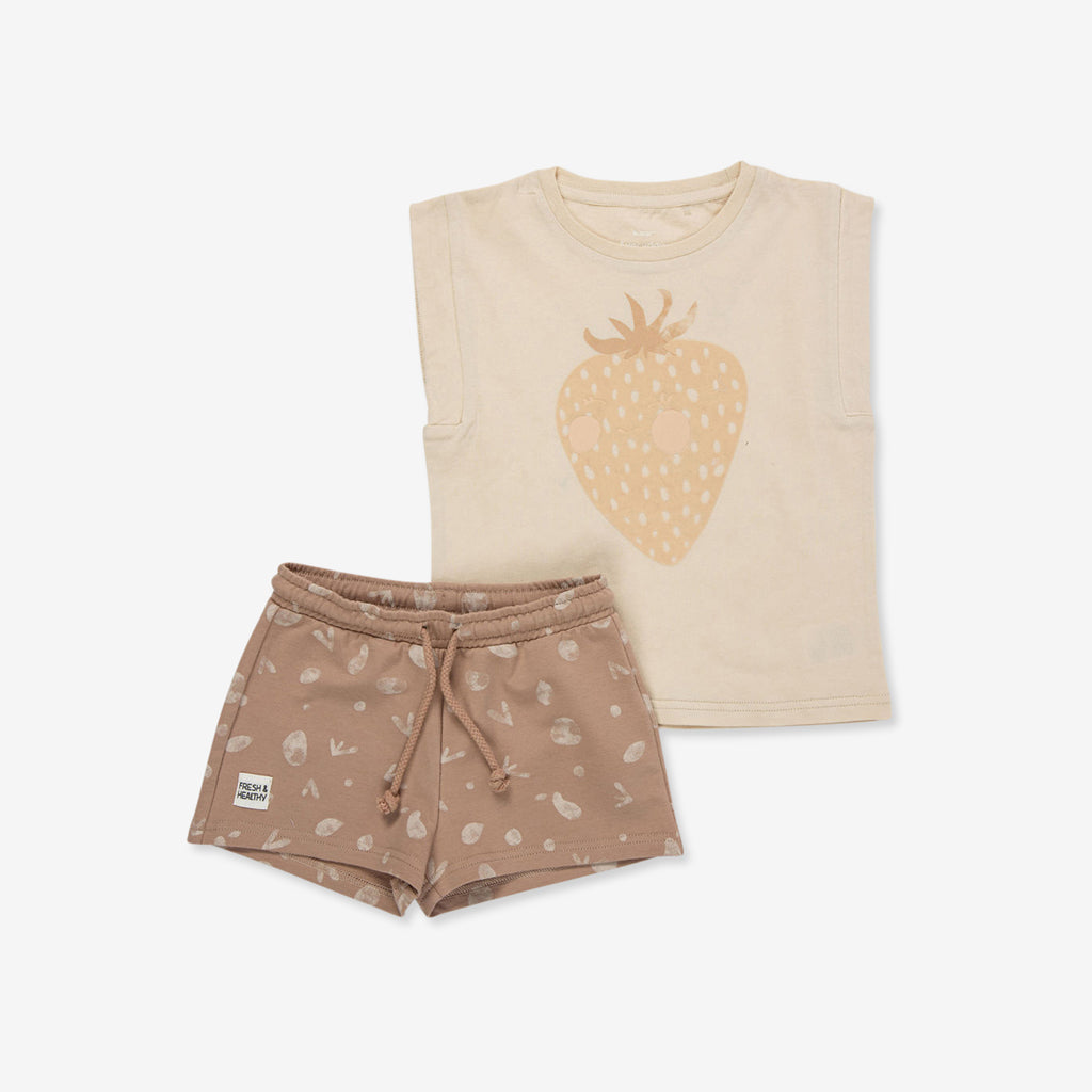 Conjunto de playera con shorts